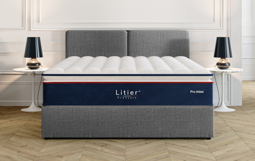 Ensemble lit coffre impérial + matelas Pro Hôtel