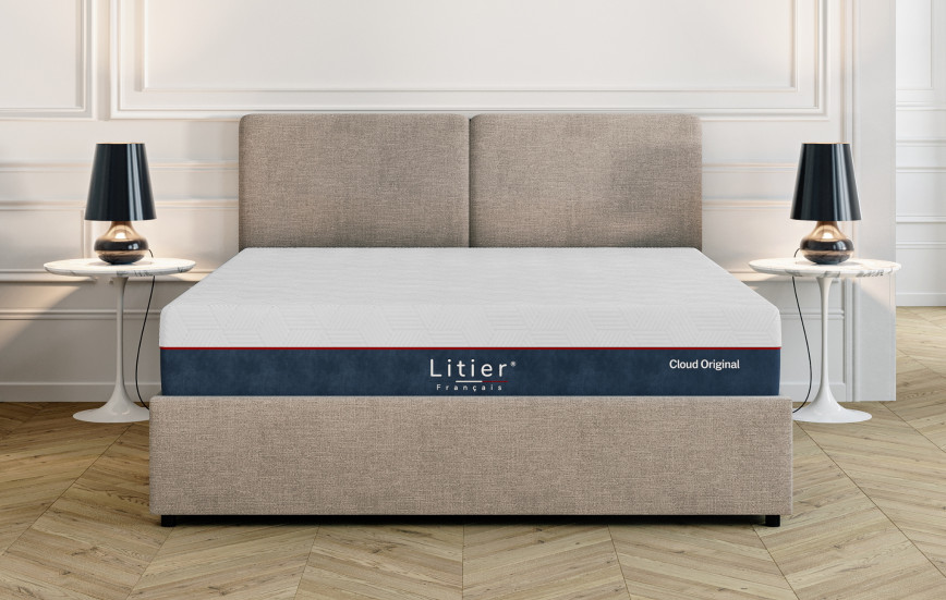 Ensemble lit coffre impérial + matelas Cloud Original®