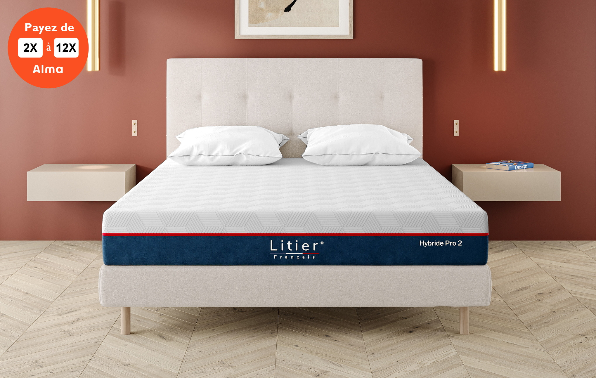 Matelas Hybride Pro 2 Premium Fresh+