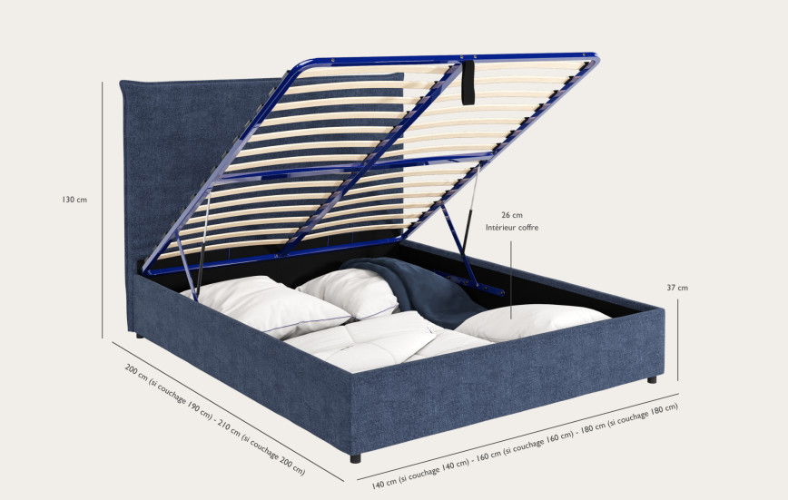 Lit coffre Cocoon