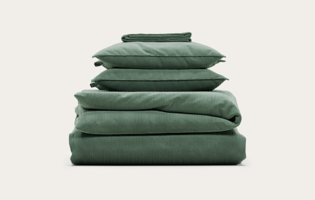 Parure en gaze de coton - Vert sapin
