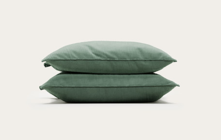 Taie d'oreiller gaze de coton - Vert sapin