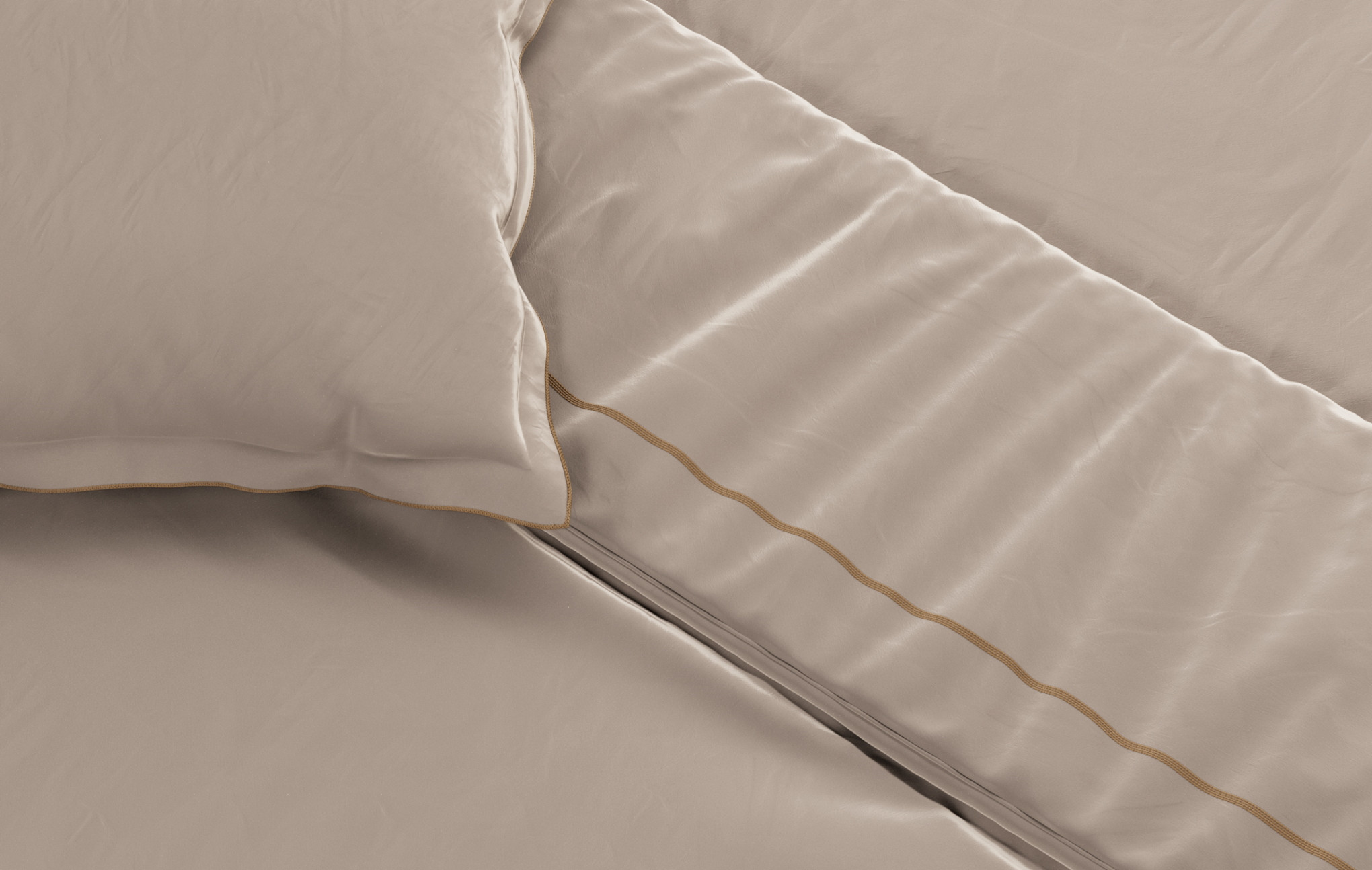 Parure en satin de coton