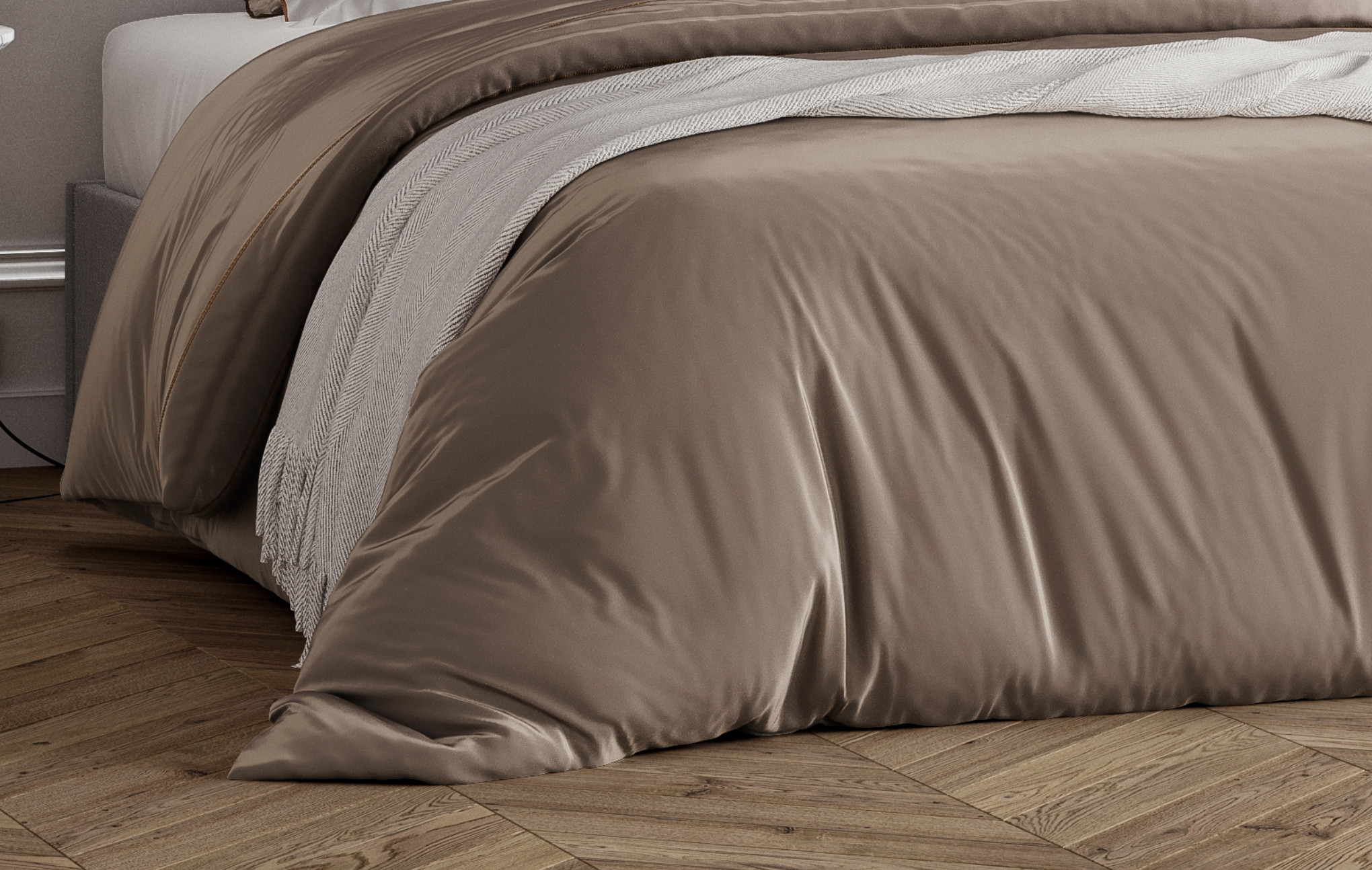 Drap housse satin de coton