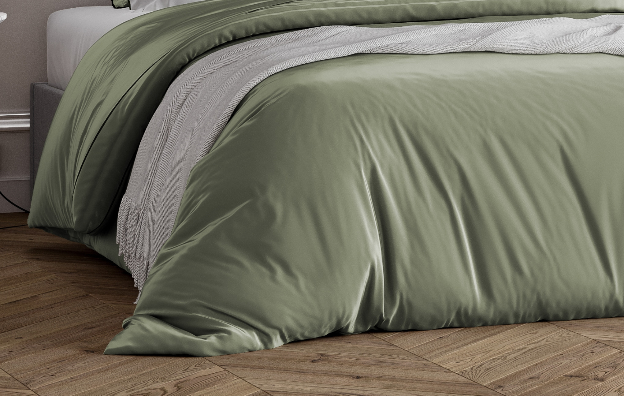 Drap housse satin de coton