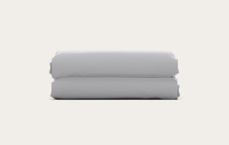 Drap housse satin de coton - Perle
