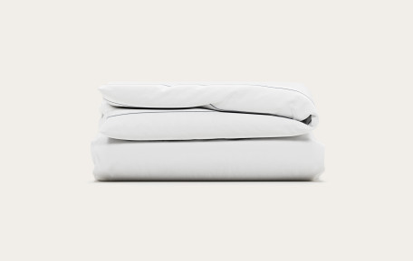 Housse de couette satin de coton - Blanc
