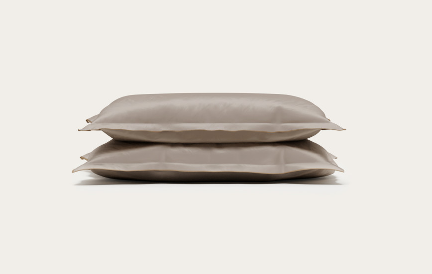 Taie d'oreiller satin de coton