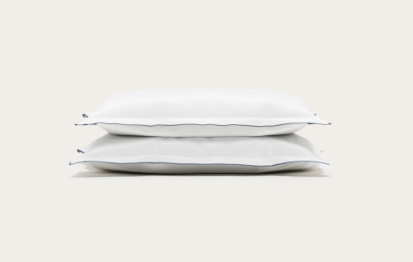 Taie d'oreiller satin de coton - Blanc