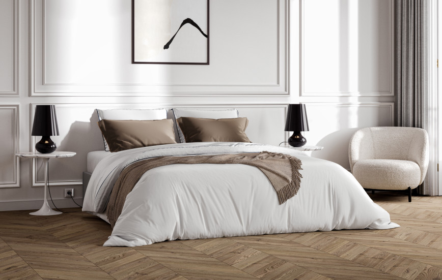 Taie d'oreiller satin de coton
