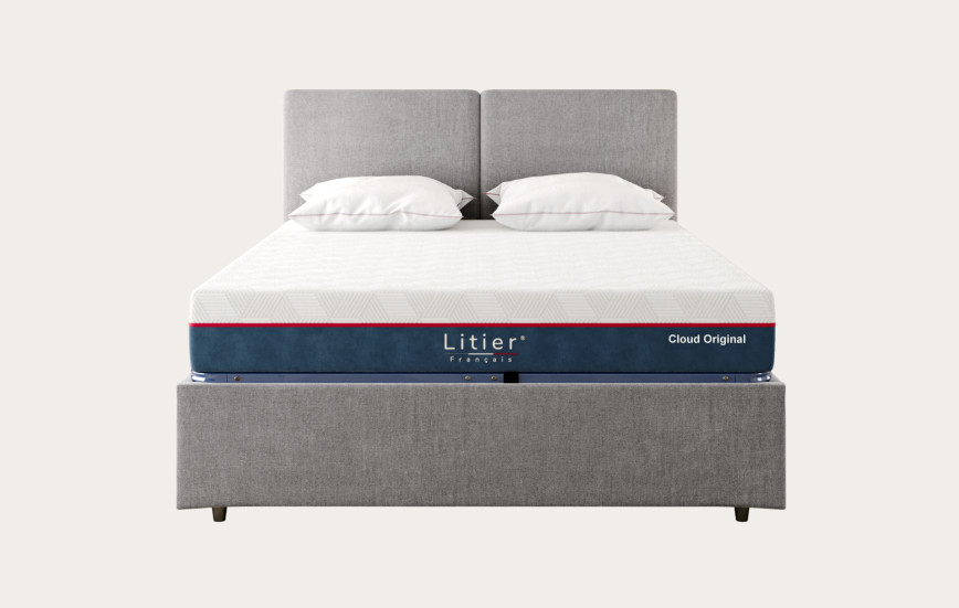 Ensemble lit coffre impérial + matelas Cloud Original®