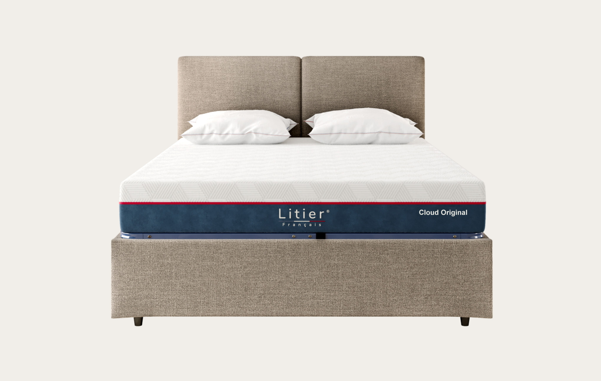Ensemble lit coffre impérial + matelas Cloud Original®