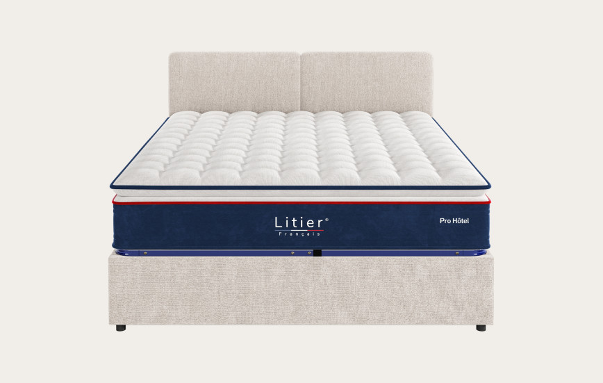 Ensemble lit coffre impérial + matelas Pro Hôtel