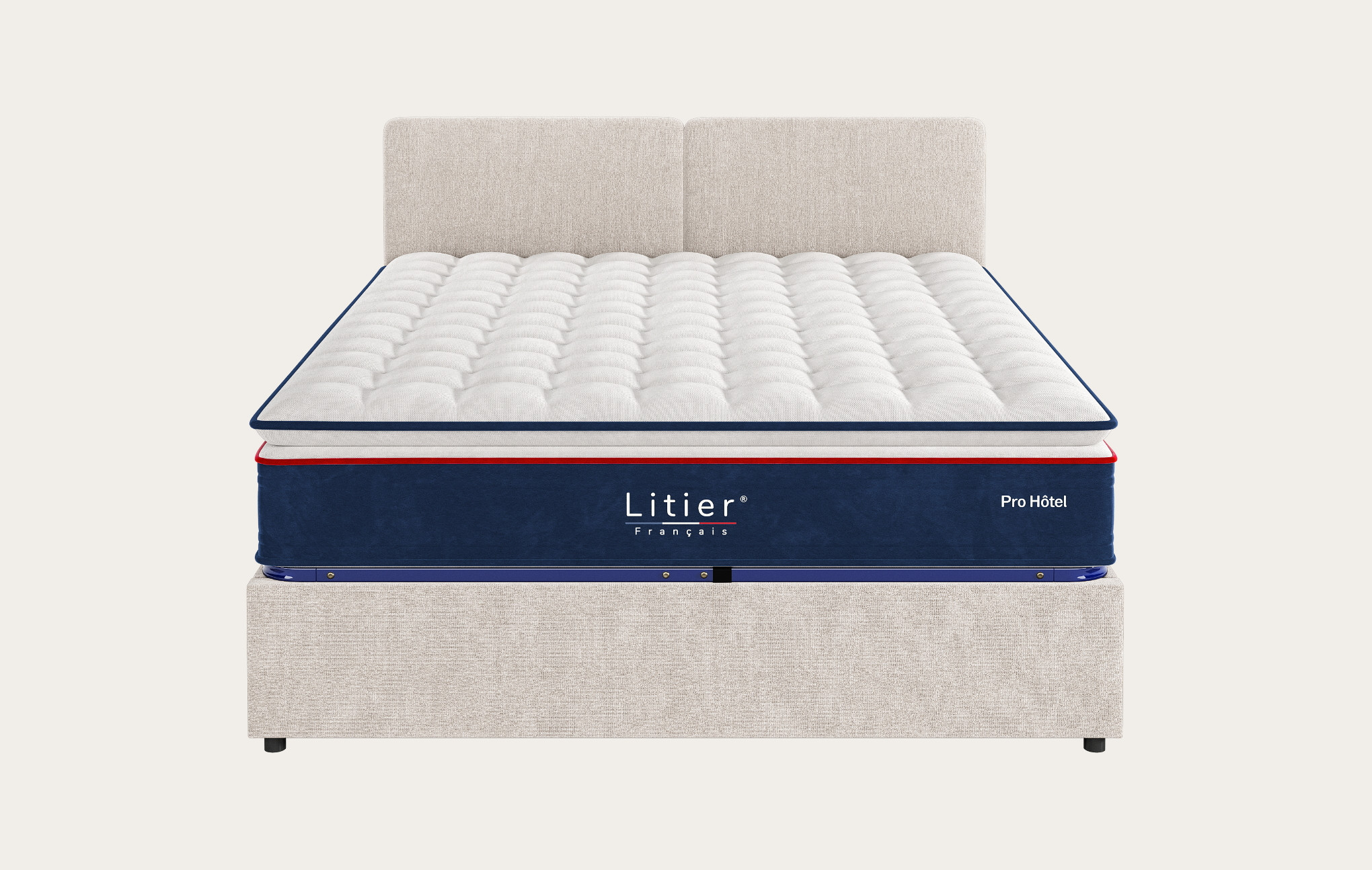 Ensemble lit coffre impérial + matelas Pro Hôtel
