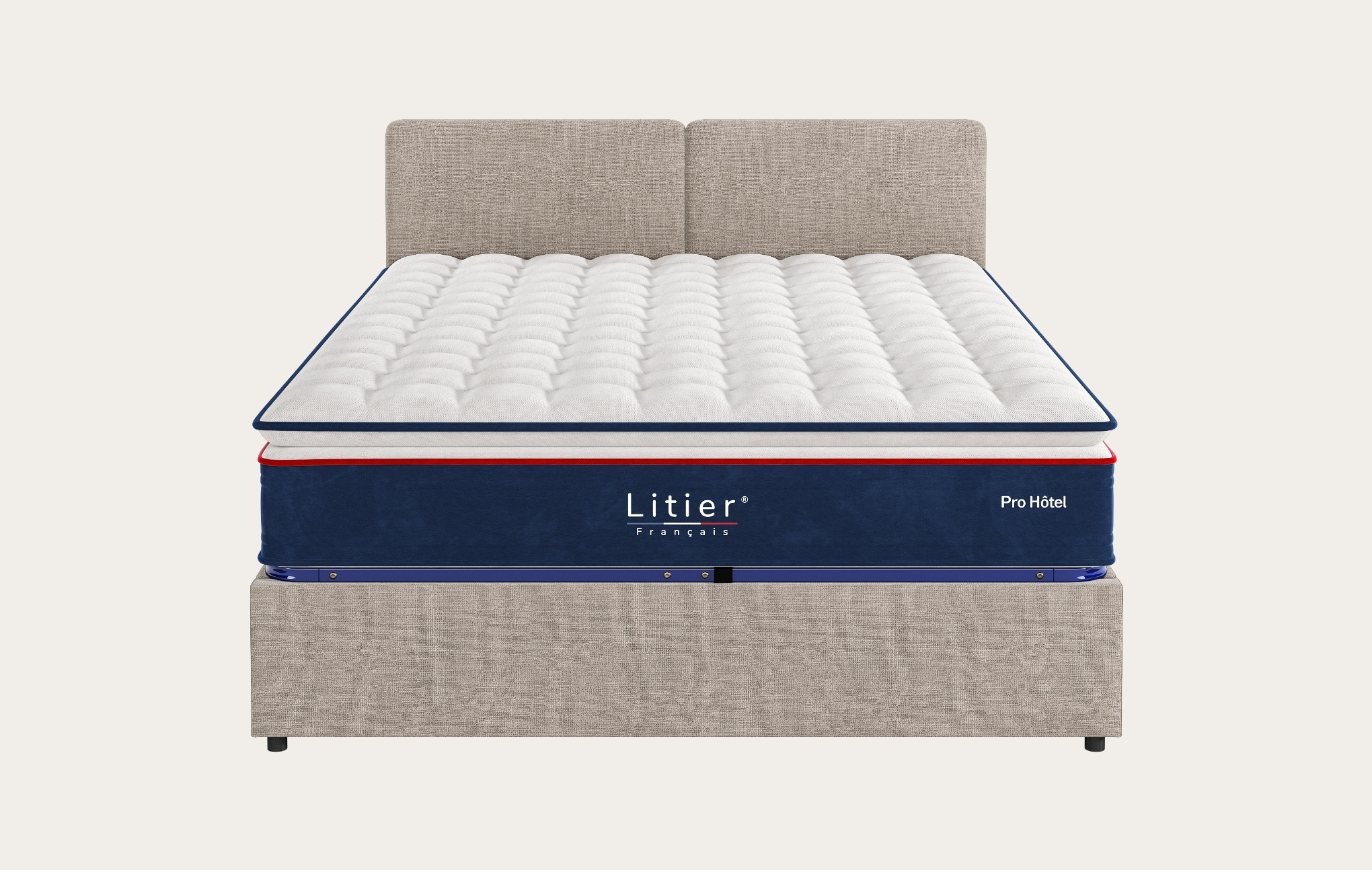 Ensemble lit coffre impérial + matelas Pro Hôtel