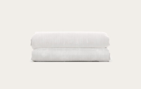 Drap housse gaze de coton - Blanc