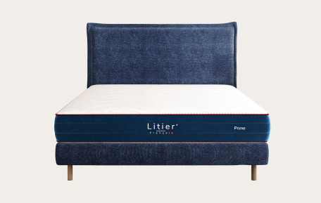 Ensemble lit Cocoon + matelas Prime - Bleu marine