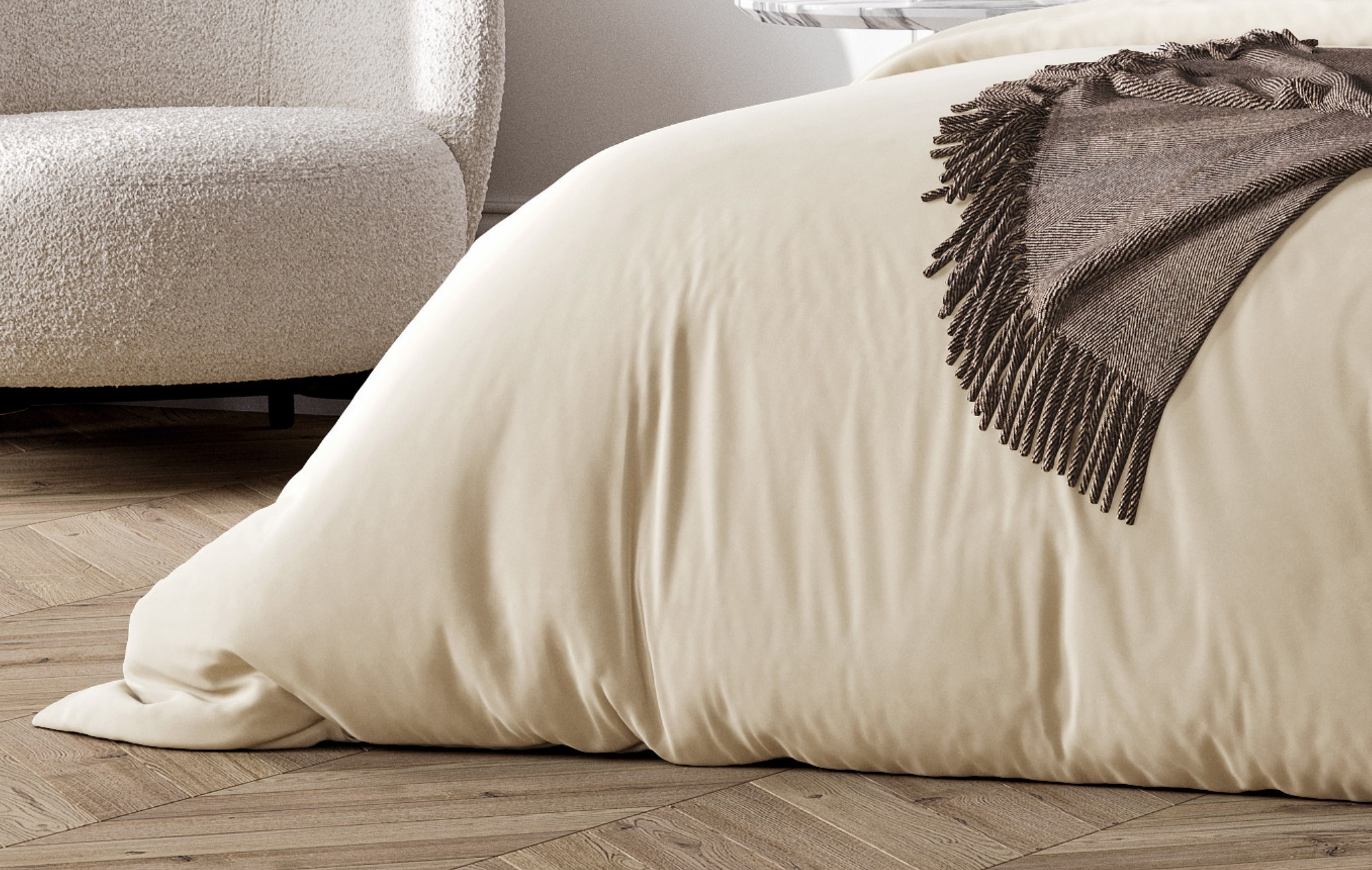 Parure en percale de coton