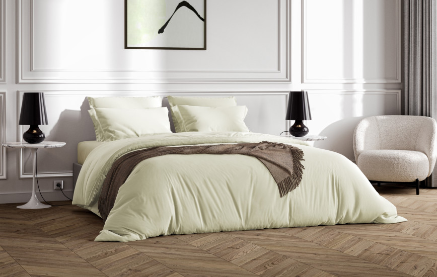 Housse de couette percale de coton
