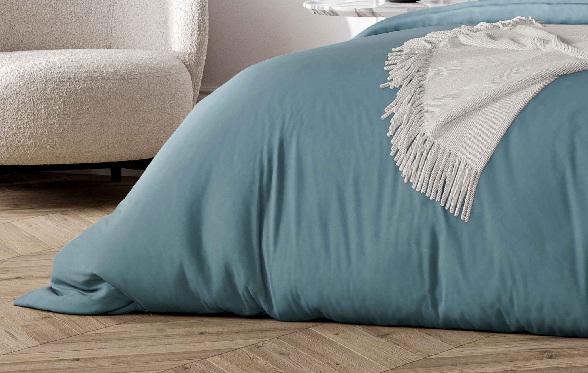 Taie d'oreiller percale de coton