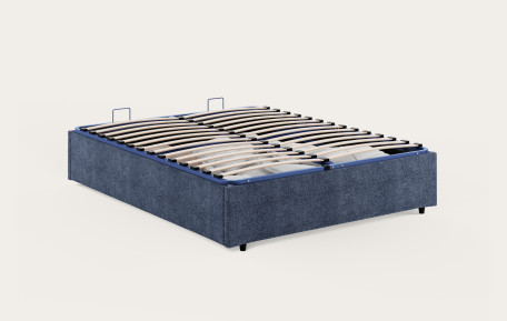 Sommier coffre Litier Français - Bleu marine