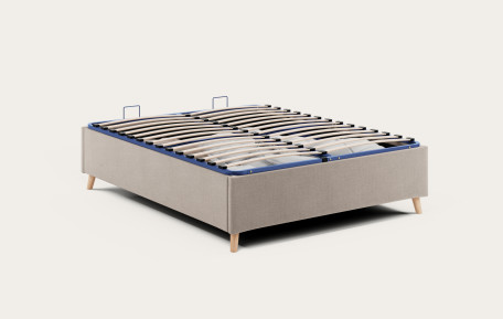 Sommier coffre Prestige - Gris taupe