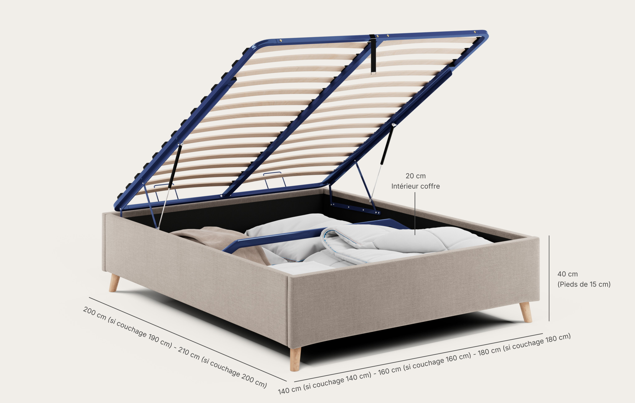 Sommier coffre Prestige