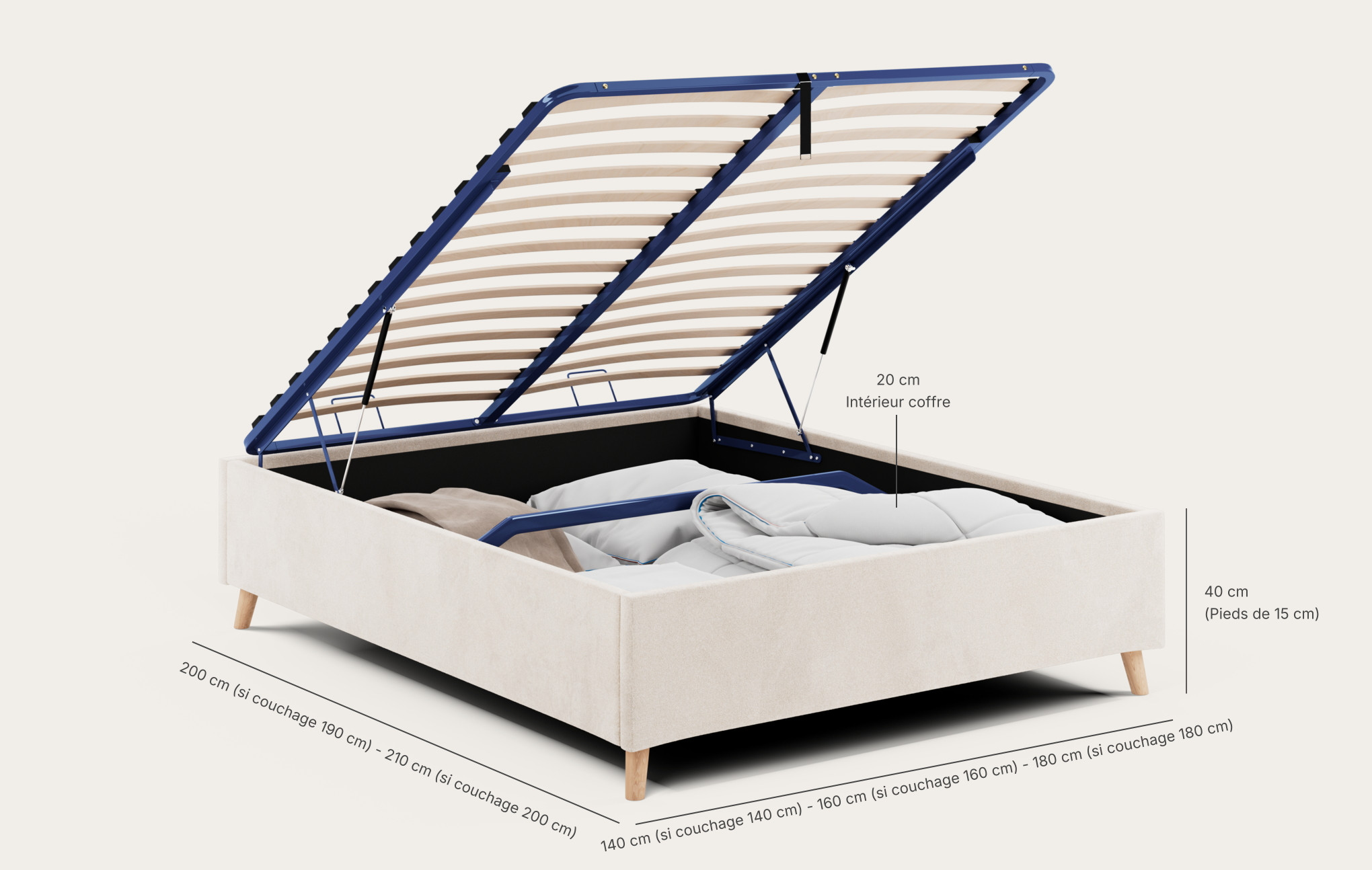 Sommier coffre Prestige