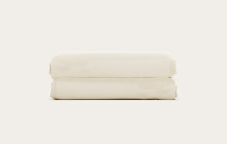 Drap housse percale de coton - Naturel