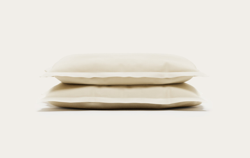 Taie d'oreiller percale de coton