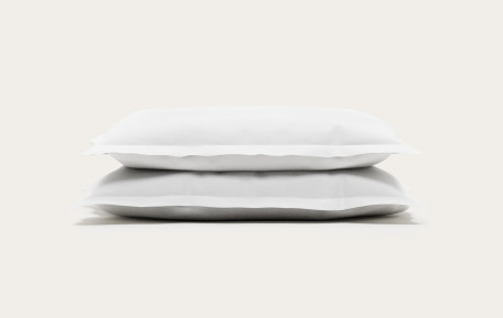 Taie d'oreiller percale de coton - Blanc