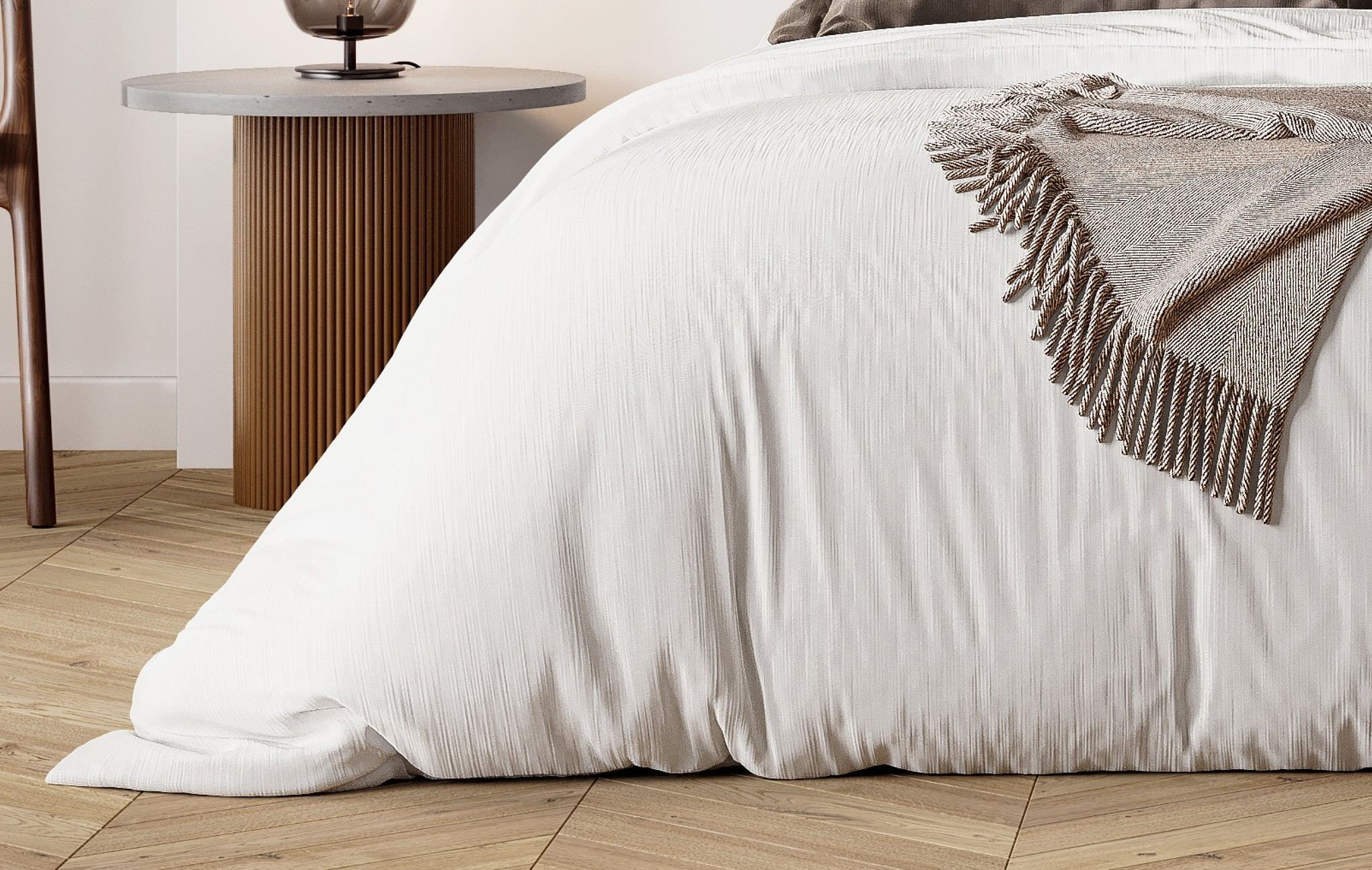 Drap housse gaze de coton