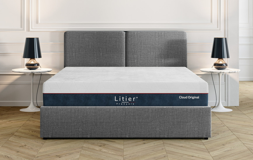 Ensemble lit coffre impérial + matelas Cloud Original®