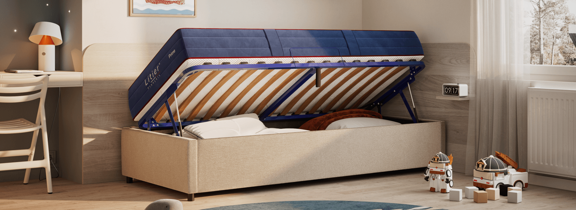 Matelas enfants | Livraison rapide | Litier Français